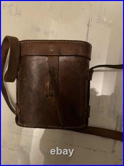 Ancienne paire de jumelles militaire 1er guerre, avec étui d'origine