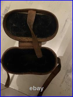 Ancienne paire de jumelles militaire 1er guerre, avec étui d'origine