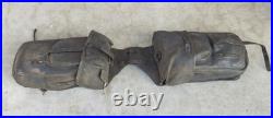 Ancienne sacoche cuir cavalerie suisse Allemande francaise