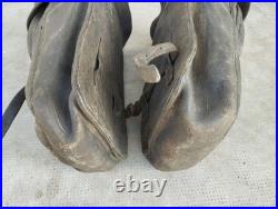 Ancienne sacoche cuir cavalerie suisse Allemande francaise