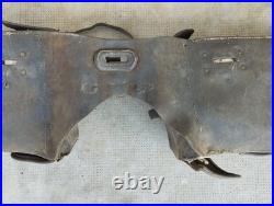 Ancienne sacoche cuir cavalerie suisse Allemande francaise