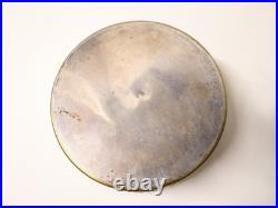 Ancienne trés belle Boîte historique 1ère guerre mondiale métal argenté Coq 1917