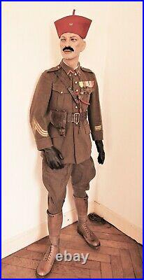 Armee D'afrique Lot Tenue Uniforme Sous Officier Des Zouaves Vers 1925
