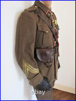 Armee D'afrique Lot Tenue Uniforme Sous Officier Des Zouaves Vers 1925