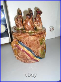 Art Des Tranchees Objet De Poilu. Rare Pot A Tabac. 1917