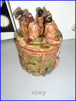 Art Des Tranchees Objet De Poilu. Rare Pot A Tabac. 1917