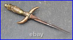 Art des Tranchées Poilu Stylet Dague Coupe Papier Fléchette D'avion WW1 1914/18