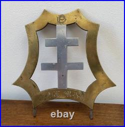 Artisanat de tranchée 14-18 Croix de Lorraine Campagne 1914-15-16 Poilu