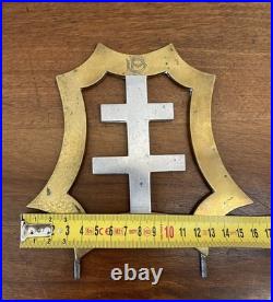 Artisanat de tranchée 14-18 Croix de Lorraine Campagne 1914-15-16 Poilu