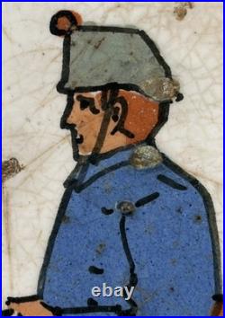 Assiette patriotique Poilu 1914-16 faïence française WW1 décor militaire