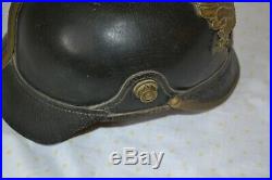 Authentique casque à pointe allemand 1905