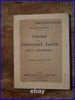 Autographe Général MANGIN à Edouard Herriot Autour du continent latin 1923