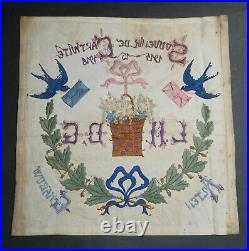 Belle Broderie Souvenir De Captivité 1914/1915/1916 Altengrabow Guerre 14/18