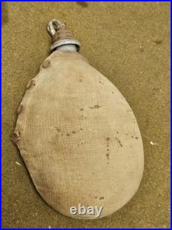 Bidon gourde ersatz émaille goulot T allemand WW1 14/18 German canteen Bidon gourde ersatz émaille goulot T allemand WW1 14/18 German canteen