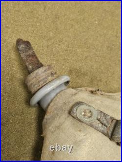 Bidon gourde ersatz émaille goulot T allemand WW1 14/18 German canteen