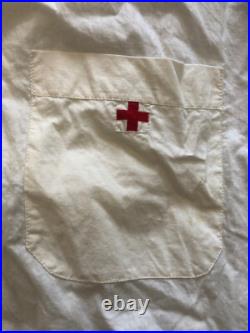 Blouse de chirurgien d'ambulance militaire de la 1ere guerre mondiale rare
