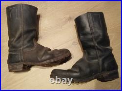 Bottes allemandes Marschstiefel d'un fantassin allemand 1ère guerre mondiale