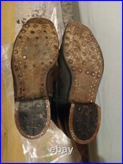 Bottes allemandes Marschstiefel d'un fantassin allemand 1ère guerre mondiale