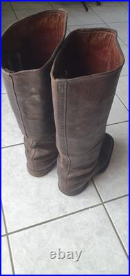 Bottes cavaliere marron allemand ww1 militaria militaire