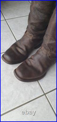 Bottes cavaliere marron allemand ww1 militaria militaire