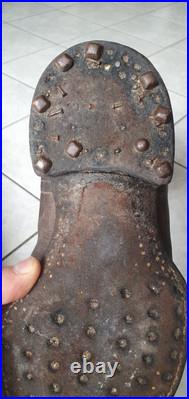 Bottes cavaliere marron allemand ww1 militaria militaire