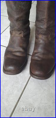 Bottes cavaliere marron allemand ww1 militaria militaire