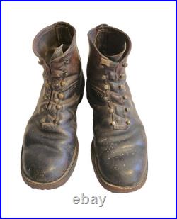 Bottes militaires françaises WWI 1914-1918 Auvergne, état excellent