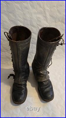 Bottes militaires françaises WWI 1914-1918 Auvergne, état excellent