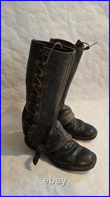 Bottes militaires françaises WWI 1914-1918 Auvergne, état excellent