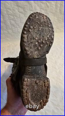 Bottes militaires françaises WWI 1914-1918 Auvergne, état excellent