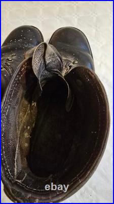 Bottes militaires françaises WWI 1914-1918 Auvergne, état excellent