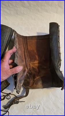 Bottes militaires françaises WWI 1914-1918 Auvergne, état excellent