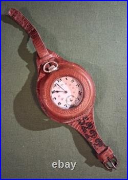 Bracelet Montre Aviateur Matriculé WW 1 Original