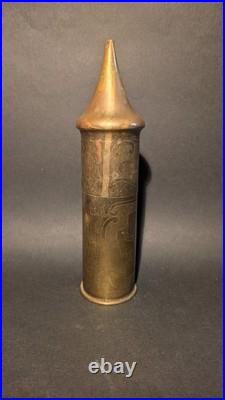 Briquet Art de tranchée travail poilus WW1 briquet de table