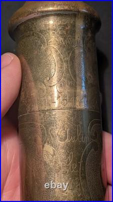 Briquet Art de tranchée travail poilus WW1 briquet de table