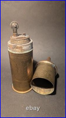 Briquet Art de tranchée travail poilus WW1 briquet de table