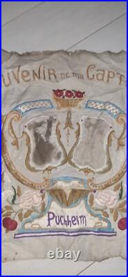 Broderie prisonnier Guerre WW1 Trench Art Populaire KG Bis