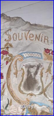 Broderie prisonnier Guerre WW1 Trench Art Populaire KG Bis