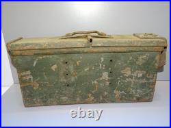 -CAISSE A MUNITIONS METAL TL & Co 1917 JUS de GRANGE MILITARIA WW1 POILU 14/18 D