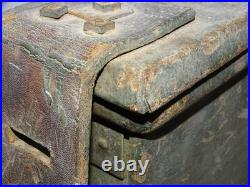 -CAISSE A MUNITIONS METAL TL & Co 1917 JUS de GRANGE MILITARIA WW1 POILU 14/18 D
