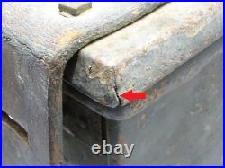 -CAISSE A MUNITIONS METAL TL & Co 1917 JUS de GRANGE MILITARIA WW1 POILU 14/18 D