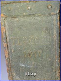 -CAISSE A MUNITIONS METAL TL & Co 1917 JUS de GRANGE MILITARIA WW1 POILU 14/18 D