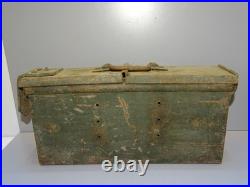 -CAISSE A MUNITIONS METAL TL & Co 1917 JUS de GRANGE MILITARIA WW1 POILU 14/18 D