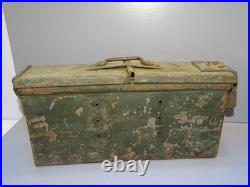 -CAISSE A MUNITIONS METAL TL & Co 1917 JUS de GRANGE MILITARIA WW1 POILU 14/18 D