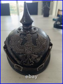 CASQUE A POINTE ALLEMAND PRUSSIEN Modèle 1915(WW1 1914-1918)