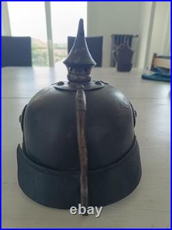 CASQUE A POINTE ALLEMAND PRUSSIEN Modèle 1915(WW1 1914-1918)