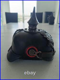 CASQUE A POINTE ALLEMAND PRUSSIEN Modèle 1915(WW1 1914-1918)