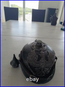 CASQUE A POINTE ALLEMAND PRUSSIEN Modèle 1915(WW1 1914-1918)