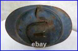 CASQUE ADRIAN, beau casque adrian genie ww1, net de grange, casque adrian 14 18