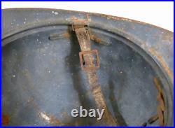 CASQUE ADRIAN, beau casque adrian genie ww1, net de grange, casque adrian 14 18